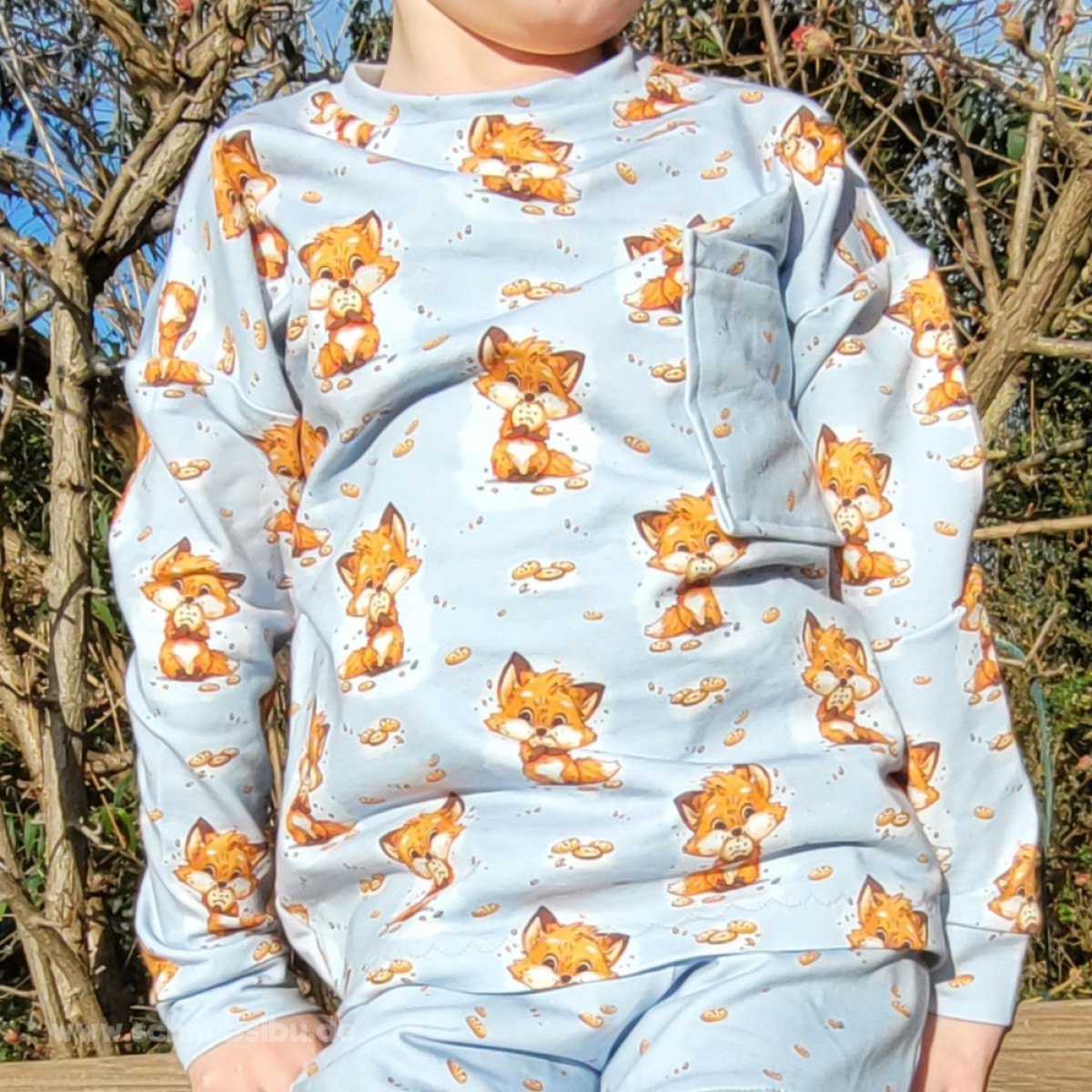 French Terry Cookie Fox